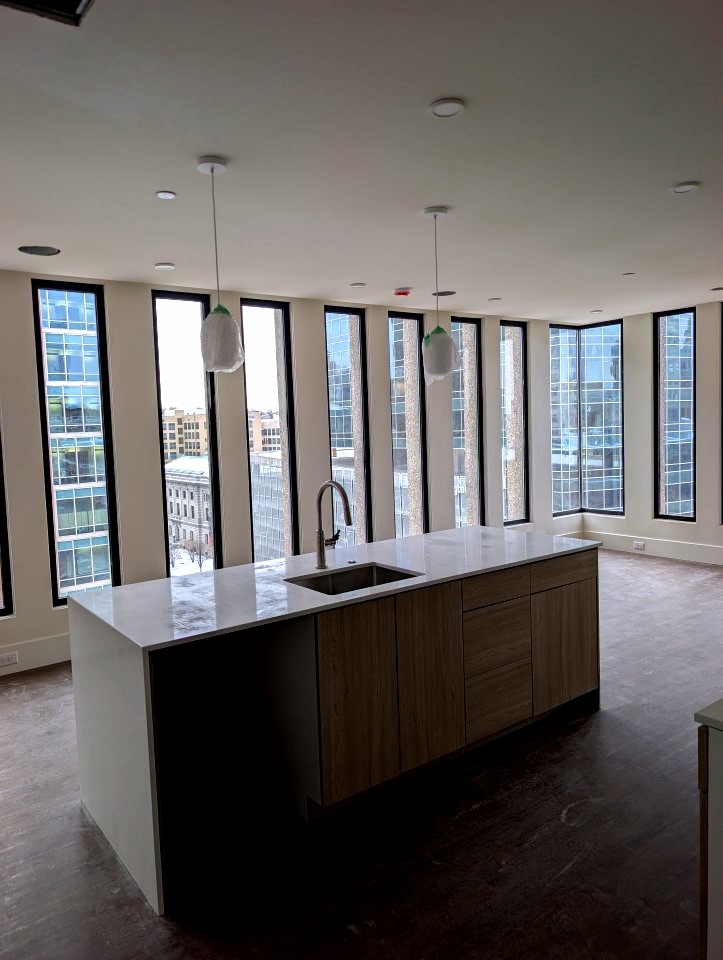 Orion Construction and CWD Real Estate recently revealed the construction progress of the transformation that is underway at 111 Lyon NW – a landmark historic office-to-residential conversion in downtown Grand Rapids and the first project of its kind in Michigan.